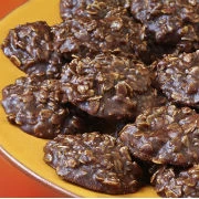 Μπισκότα με καρύδα και κακάο χωρίς ψήσιμο 