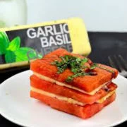 «Ναπολεόν» με καρπούζι και κρέμα μασκαρπόνε –λευκή σοκολάτα