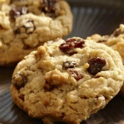 Μπισκότα βρώμης με σταφίδες 