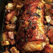 Παντσέτα γεμιστή με μήλα και λάχανο