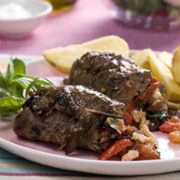 Ρολάκια με καρότα και πιπεριές 