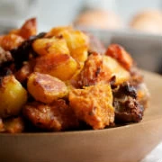 Γλυκοπατάτες με μουστάρδα και μέλι