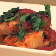 Παστός μπακαλιάρος με ντομάτες και κάπαρη - Baccala alla Vesuviana 