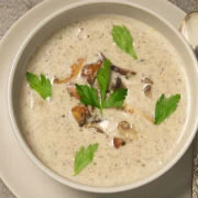 Μανιταρόσουπα με ταχίνι