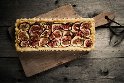 Τάρτα με σύκα, φέτα και μαστίχα 