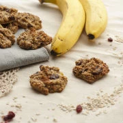 Cookies με μπανάνα χωρίς ψήσιμο
