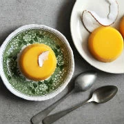 Κρέμα με καρύδα και αβγά Quindim (από τη Βραζιλία)