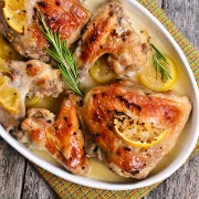 Κοτόπουλο και πατάτες στο φούρνο με μέλι και μουστάρδα