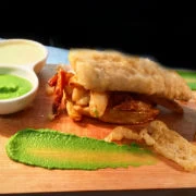 Fish and chips (του chef Noel Roche)