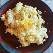 Ανθόγαλο με αβγά (της Ελένης Βαρδάκη)