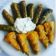 Κολοκυθανθοί γεμιστοί με ρύζι (της Μαρίας Κοπιδάκη)