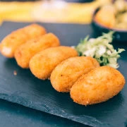 Kροκέτες με ζαμπόν και τυρί