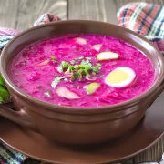 Κρύα παντζαρόσουπα Šaltibarščiai (Σάλτιμπαρσκιέι)*