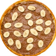 Πίτσα με σοκολάτα και μπανάνα