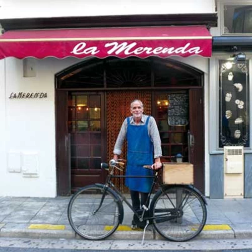 Ο χαρισματικός σεφ και ιδιοκτήτης του «La Merenda», Ντομινίκ λε Σταν ©Δημήτρης Αντωνόπουλος