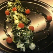 Βλίτα σαλάτα με καρπούζι μαριναρισμένο σε λάιμ, λεμόνι και λέμονγκρας