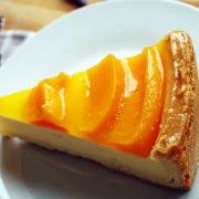 Τσιζκέικ με ροδάκινα