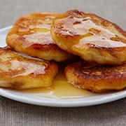 Τηγανίτες με χυμό πορτοκαλιού 