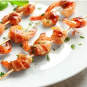 Γαρίδες σε σουβλάκι