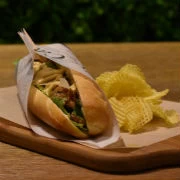 Pork ribs σάντουϊτς