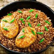 Μπιφτέκια κοτόπουλου με φαγόπυρο