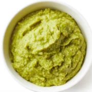 Πουρές με μπρόκολο, αρακά και παρμεζάνα