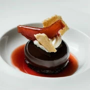 Ψητό κυδώνι με μους από ταχίνι