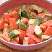 Salsa με παπάγια και αβοκάντο