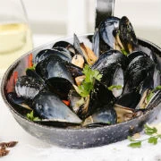 Μύδια αχνιστά