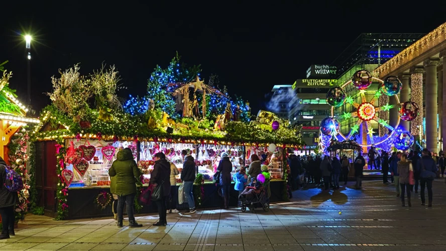 Η Στουτγάρδη έχει μία από τις παλιότερες χριστουγεννιάτικες αγορές της χώρας
