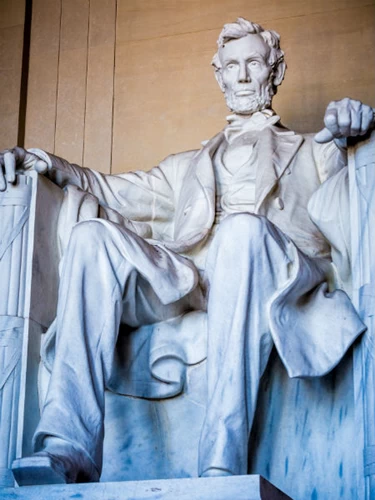 Το άγαλμα του Αβραάμ Λίνκολν στο National Mall