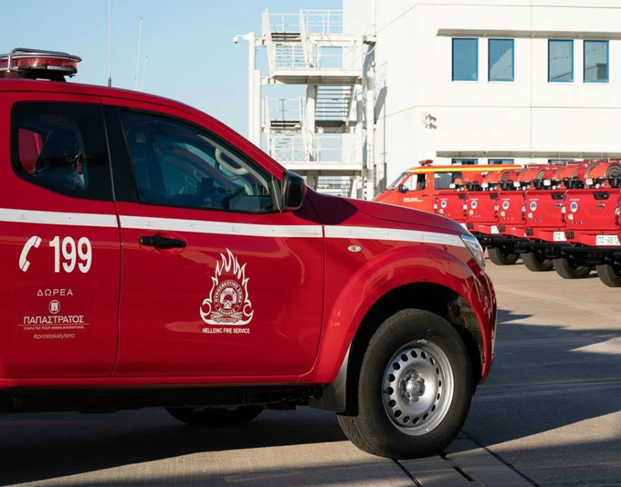 Η Παπαστράτος στηρίζει το Πυροσβεστικό Σώμα: Δωρεά είκοσι ευέλικτων οχημάτων - εικόνα 1