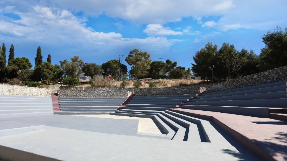 Ανακαινίστηκε το ανοιχτό θέατρο του Μητροπολιτικού Πάρκου «Αντώνης Τρίτσης» - εικόνα 1