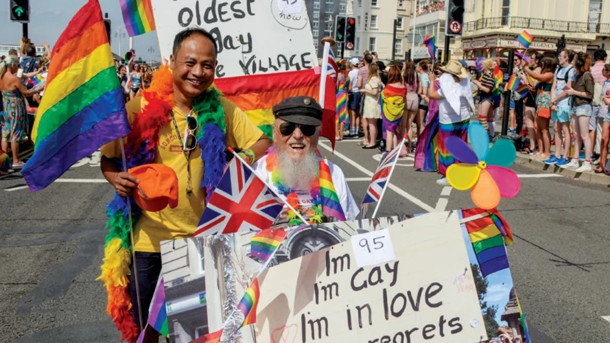 Το Brighton Pride αποχαιρέτησε φέτος τον «ακούραστο αγωνιστή» Τζορτζ Μόνταγκ. 